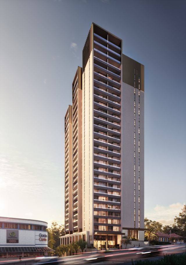 Eight10 Gordon tower facade